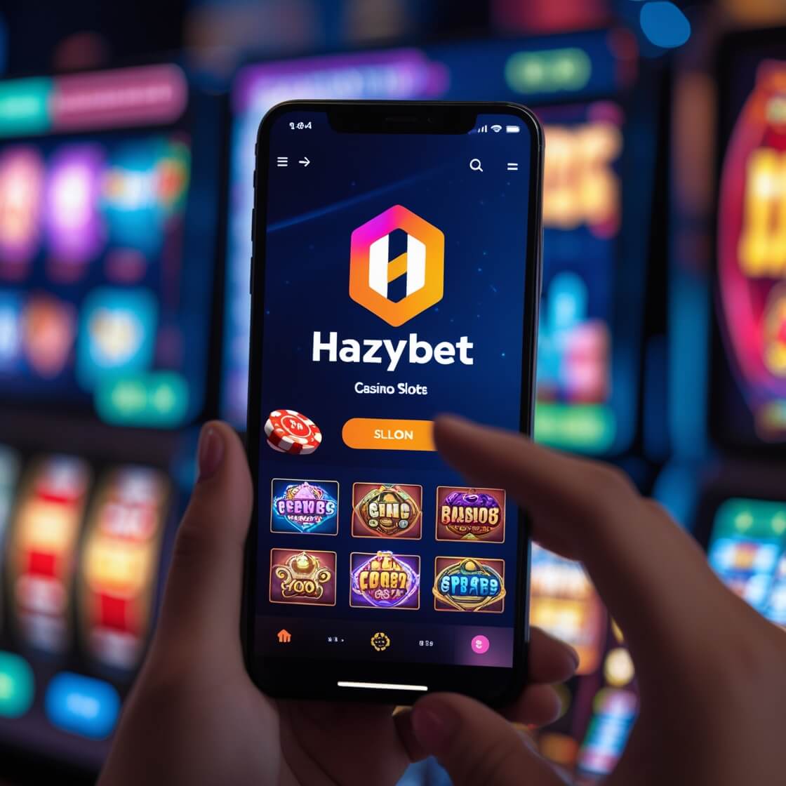hazybet app download screen for Bangladesh players